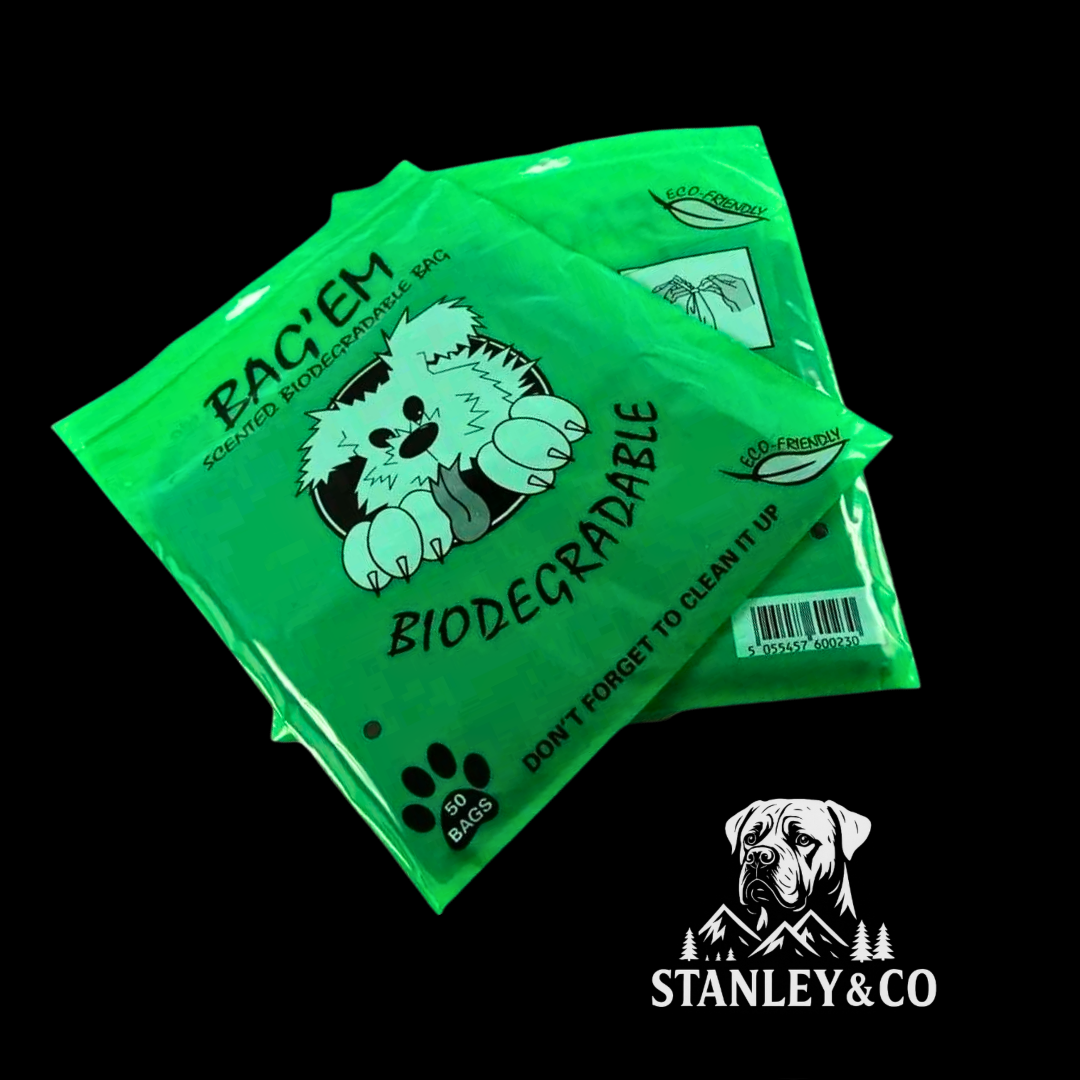 Bag'Em Scented Biodegradable Poop Bags - Pack Size 50 bags